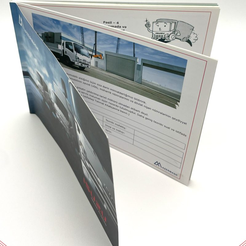Multi-page catalogue, bound