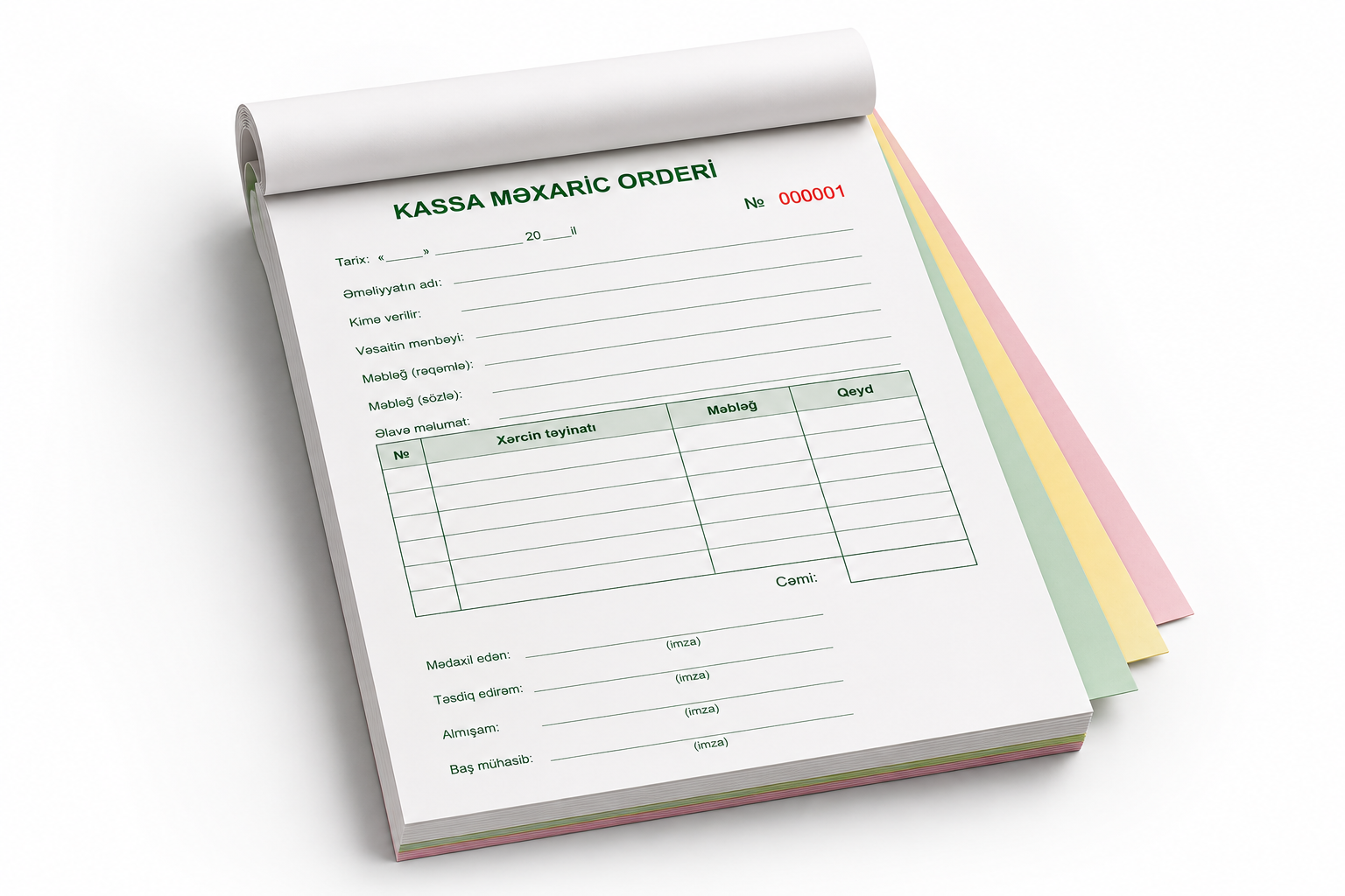Kassa məxaric orderi